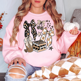 Preppy Fall Coffee and Books DTF Print