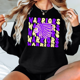 Preppy Warriors Stacked DTF Print