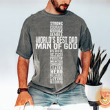 Dad Man of God DTF Print