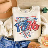 Patriotic 1776 DTF print