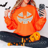 Pumpkin Dot Face DTF Print