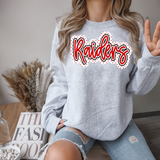 Raiders Outline PolkDTF Print