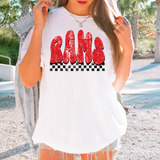 Rams Bubble Arch DTF Print