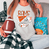 Rams Football Retrocollage DTF Print