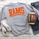 Rams Football Arched DTF Print