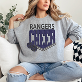 Rangers Glitter Cheer DTF Print