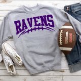 Ravens Football Arched DTF Print