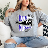 Wildcats Star Banner Trio DTF Print
