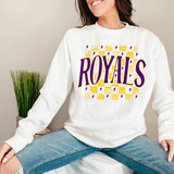 Royals Checker DTF Print
