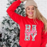 Santa Baby Lights DTF Print