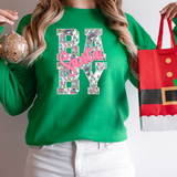 Santa Baby Lights DTF Print