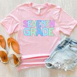 Back To School Middle-High School Pastel Bookworm DTF Print