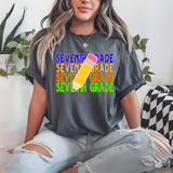 Back To School Repeat Solid Pencil Middle High DTF Print