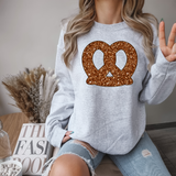 Pretzels Sequin Effect DTF Print