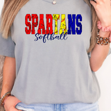 Spartans Sport Grunge DTF Print