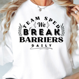 Team SPED We Break Barriers 2 DTF Print
