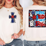 Patriotic Where The Spirit of the Lord is There is Freedom DTF Print