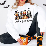 Just a Spooky Paw Halloween Dogs DTF Print