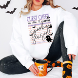 Spooky Season Guest Check DTF Print