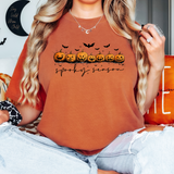 Spooky Season Pumpkin Row DTF Print