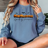 Spooky Season Pumpkin Row DTF Print