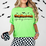 Spooky Season Pumpkin Row DTF Print