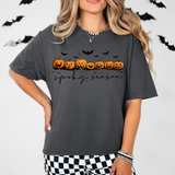 Spooky Season Pumpkin Row DTF Print