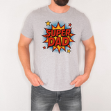 Comic Super Dad DTF Print