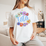 Tata Spring Flower Circle DTF Print