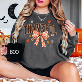 Thankful Cheetah Bow DTF Print