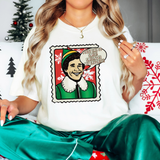 Elf Christmas Stamp DTF Print