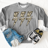 Thunderbirds Camo Bolt Trio DTF Print