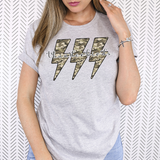 Thunderbirds Camo Bolt Trio DTF Print