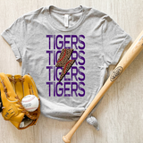 Tigers Baseball Bolt DTF Print