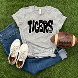 Distressed Tigers Wonky DTF Print