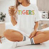 Tigers Colorful DTF Print