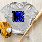 Tigers Dot Doodle DTF Print