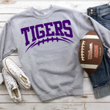 Tigers Football Arched DTF Print