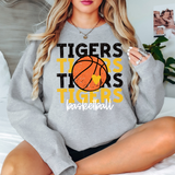 Tigers Repeat Basketball DTF Print