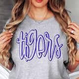 Tigers Whisper DTF Print