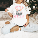 Tis The Season to Sparkle Reindeer DTF Print