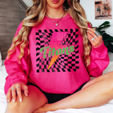 Titans Checker Bolt Distressed DTF Print