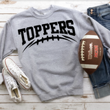 Toppers Football Arched DTF Print