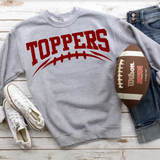 Toppers Football Arched DTF Print