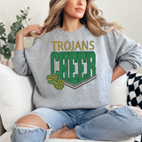 Trojans Glitter Cheer DTF Print