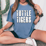 Tuttle Tigers Drop Shadow DTF Print