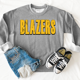 Blazers Unisex Shadow Team Black and White DTF Print