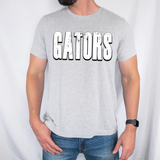 Gators Unisex Shadow Team Black and White DTF Print