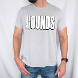 Hounds Unisex Shadow Team Black and White DTF Print