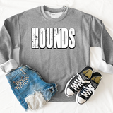 Hounds Unisex Shadow Team Black and White DTF Print